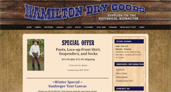 Desktop Screenshot of hamiltondrygoods.com